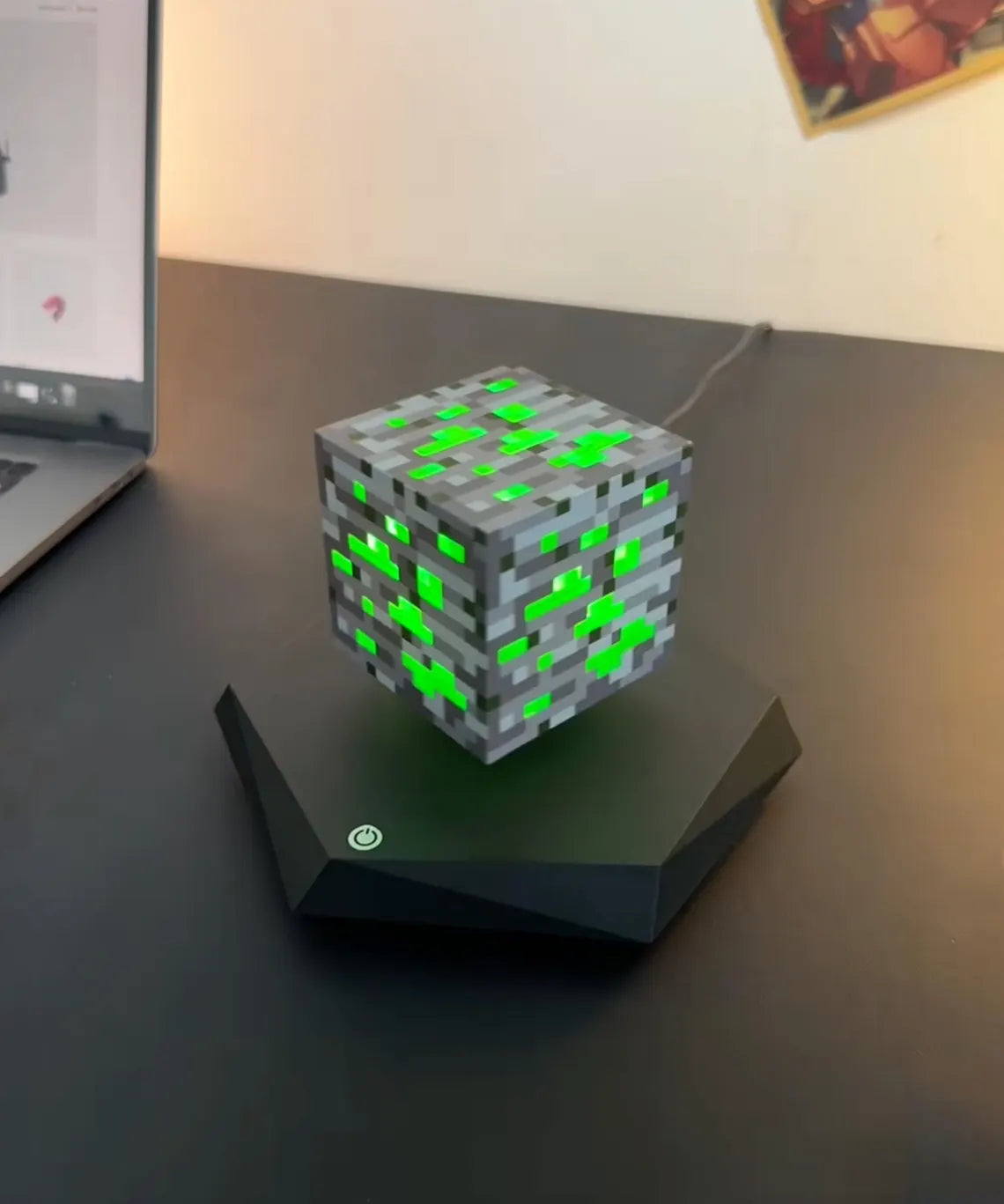 Levitating Minecraft Lamp